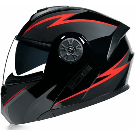 Couple casque rabattable sécurité avant Flip casque de moto casques de moto casque MT casque de moto modulaire intégral double visière - MODOU