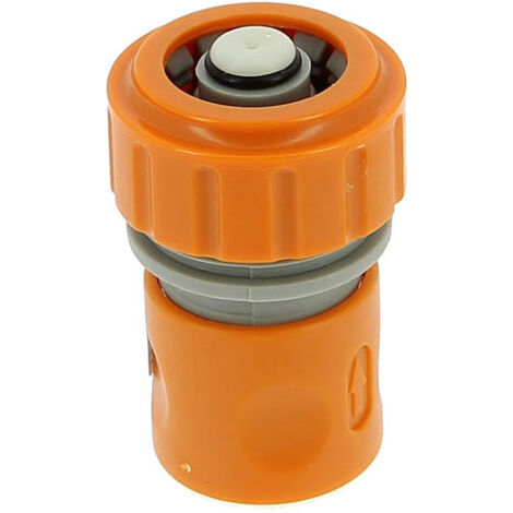 Coupleur coupe-eau d'arrosage plastique O19