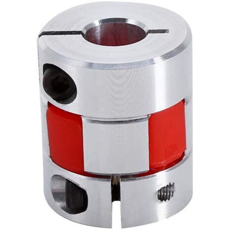 Coupleur de Moteur en Aluminium 8 x 10 mm Couplage Prune Flexible Connecteur de Joint en Alliage Codeur Couplage Industriel Arbre Codeur