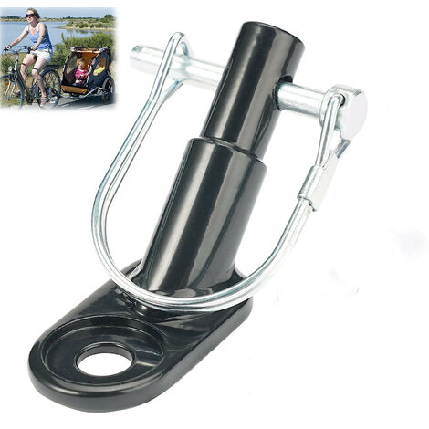 Coupleur de Remorque de Vélo, Attachement de Connecteur d'attelage de Remorque de Vélo, Attache-Remorque Universelle pour Vélo