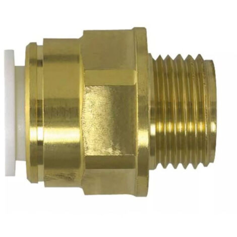 Coupleur en laiton mâle 1/2" (15x21) Speedfit pour tuyau 15 mm