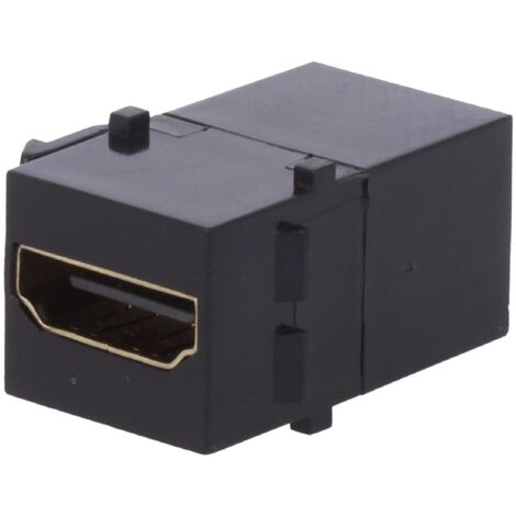 Coupleur en ligne HDMI Keystone - Noir
