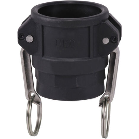 Coupleur femelle D - 2" (50/60) - raccord rapide à cames polypropylène - Sferaco