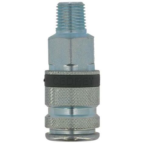COUPLEUR FILETE MALE 1/2'' TYPE US MIL  CEDREY