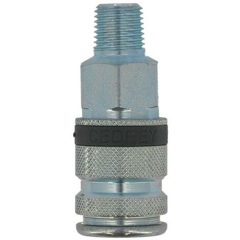 COUPLEUR FILETE MALE 3/8'' TYPE US MIL  CEDREY