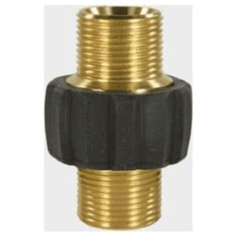 Coupleur Flexible M22 Mâle-Mâle en Caoutchouc pour Raccordement Souple de Tubes et Tuyaux Industriels