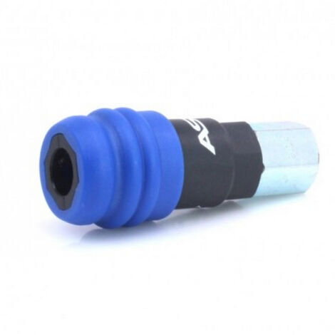 Coupleur raccord air rapide polyvalent de securite filetage femelle g 1/4''