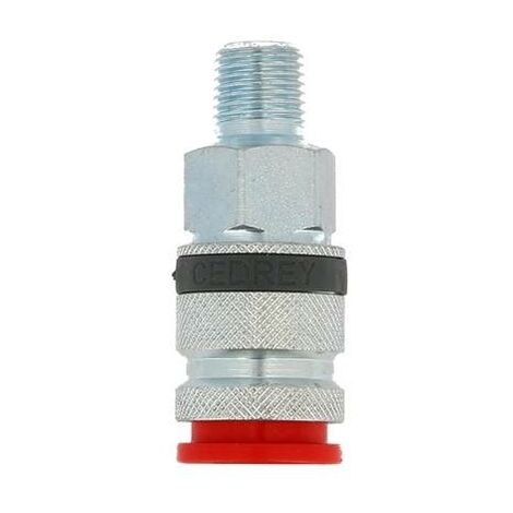 COUPLEUR RAPIDE MALE 1/4'' TYPE EURO CEDREY