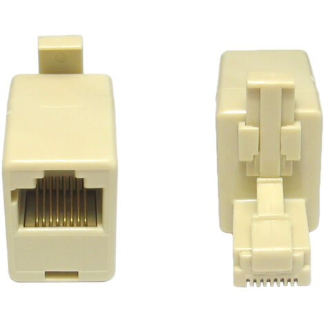 Coupleur RJ45 Femelle, RJ45 Mâle cat. 5e RS PRO, ports Non blindé ( Prix pour 1 )