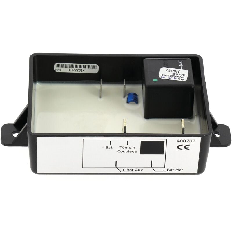 Inovtech - Coupleur séparateur pour batteries de camping-car Modèle - Coupleur 2 batteries