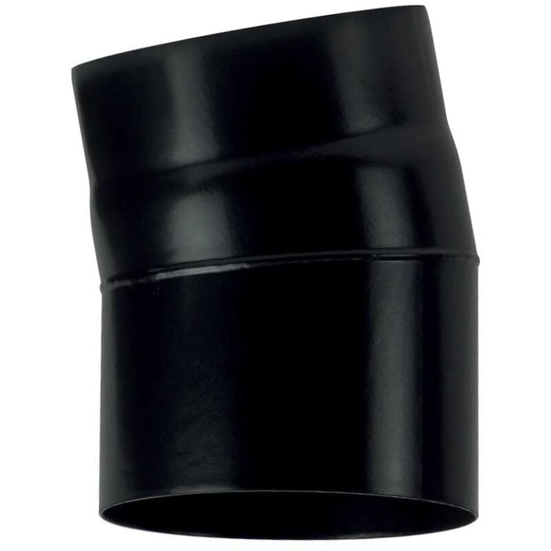 Courbe 15 dn 150 emaille peint 600 degres pour poele a bois tube en acier noir ce Made in Italy