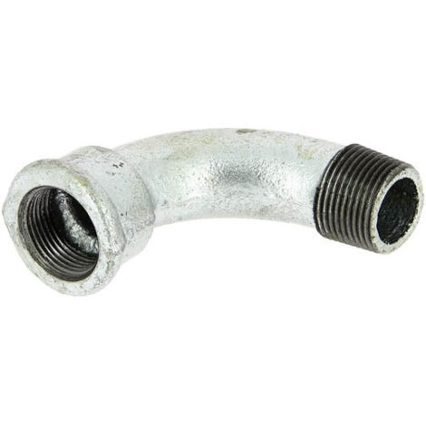 Courbe 90° fonte galva Mâle Femelle 3/4