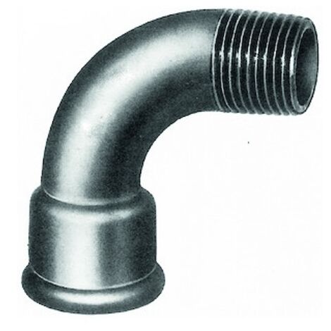 Courbe 90° fonte noire MF - Fig 1N - 33x42 - Sferaco
