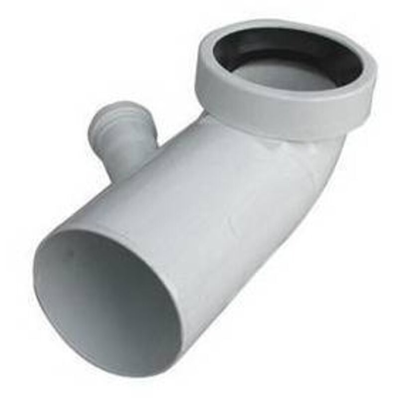 Courbe blanche wc cup connexion droite valsir