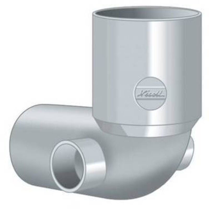 Courbe de toilette avec 2 connexions latérales