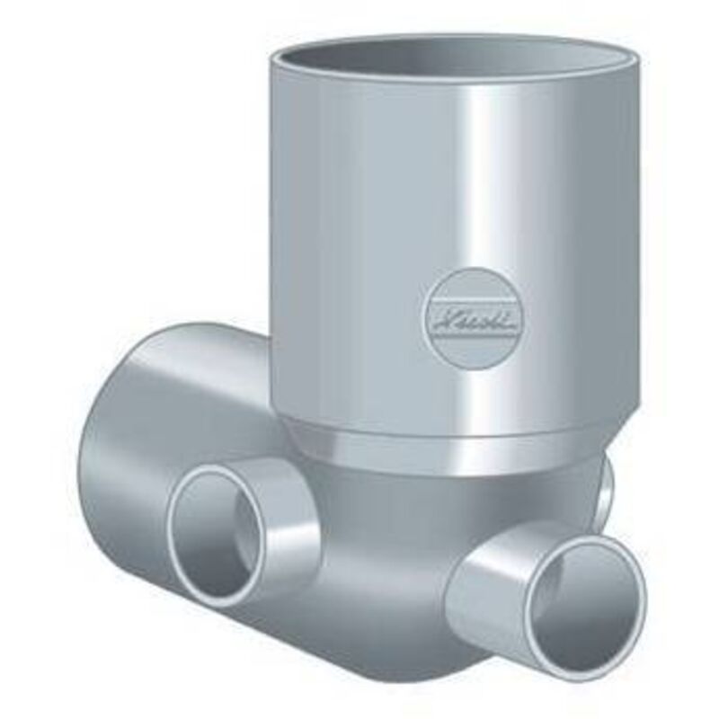 Nicoll - Courbe de toilette avec 3 connexions