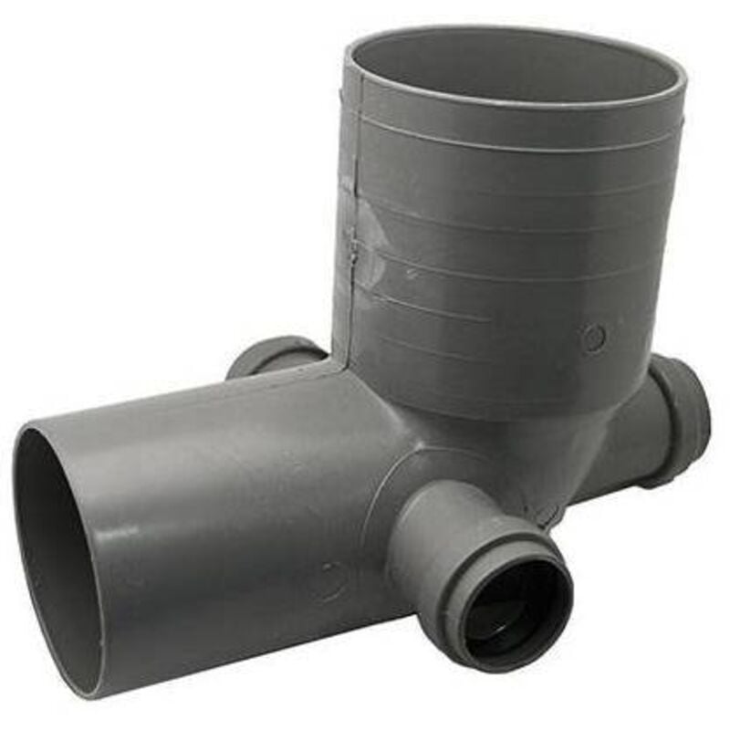 Courbe de toilette d.100 3 connexions