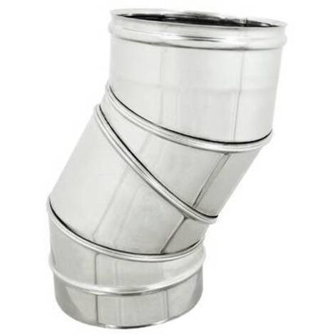 Courbe réglable 0/90° pour les conduits de fumée