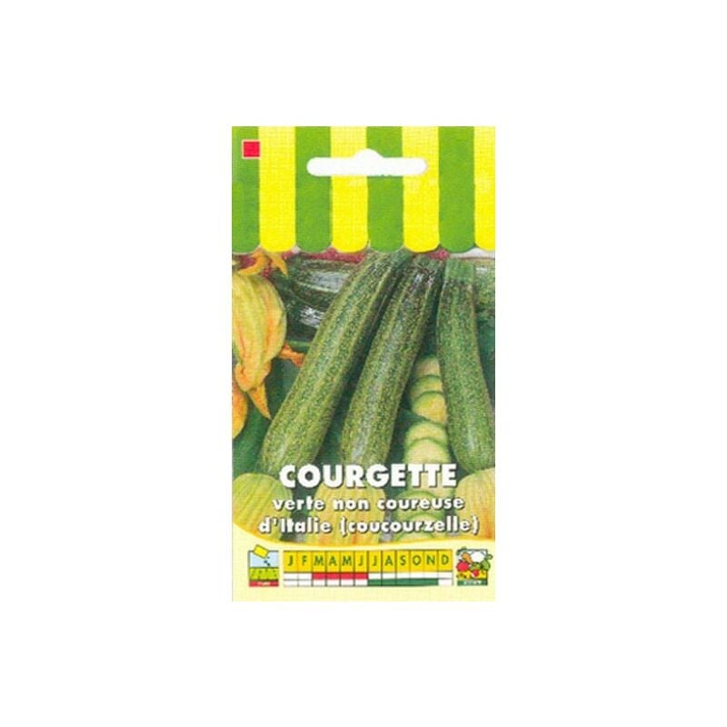 Graines Bocquet - Courgette verte non coureuse d'Italie - 5g
