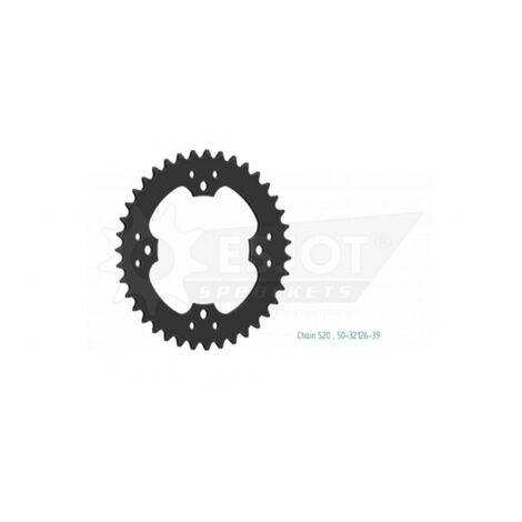 Couronne Acier - 520 - 39 Dents - Made in Germany