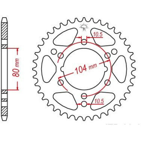 Couronne Acier Polaris - 520 - 36 Dents - Similaire JTR1478 - Made in Germany