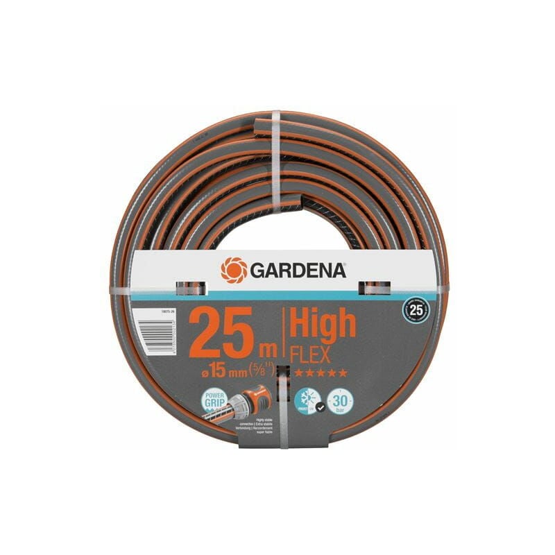 Gardena - Tuyau d'arrosage Comfort HighFLEX 15 mm 25m (18075-26)