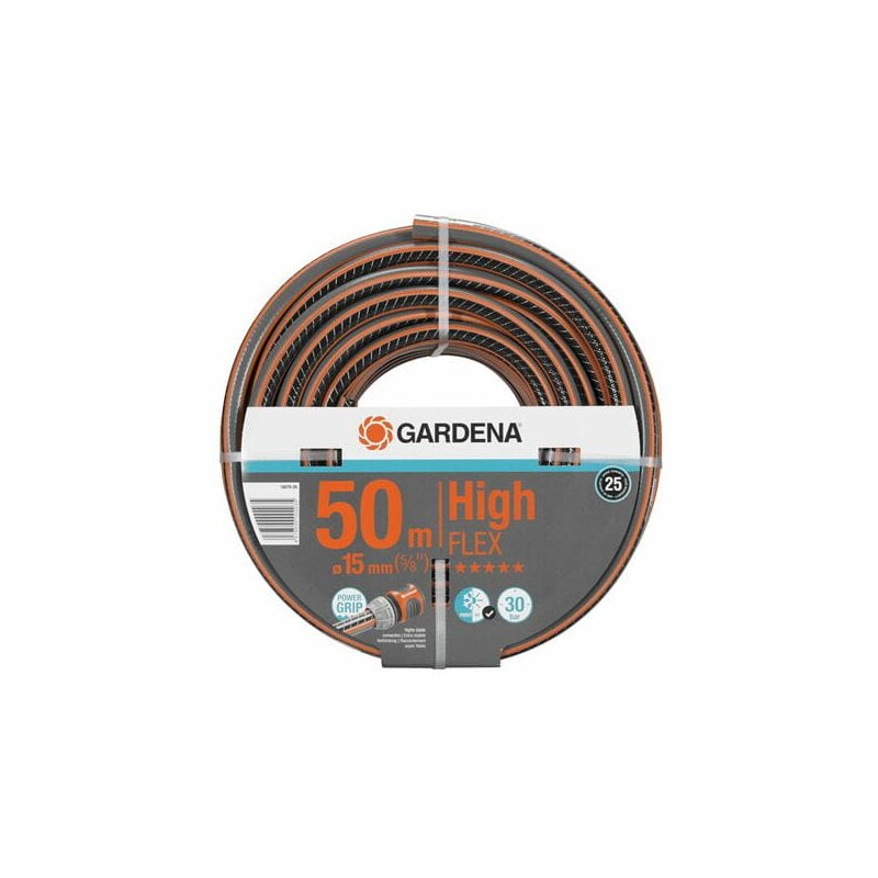 Gardena - Tuyau d'arrosage Comfort HighFLEX 15 mm (5/8'') 50 m (18079-26)
