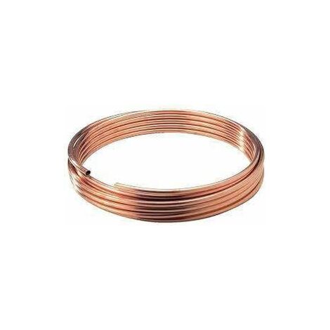 Couronne de cuivre recuit diamètre 14 mm, 25 mètres Copper Distribution