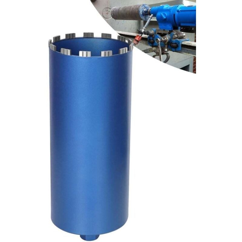 Xiiw - Couronne de forage diamantée avec segment turbo, ø 172 mm, foret avec emmanchement 1 1/4' Et longueur totale de 460 mm