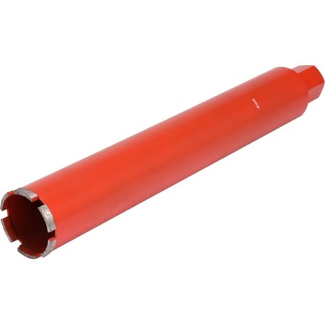 Couronne de forage diamantée, béton armé, béton, granit, 68mm, 1 1/4