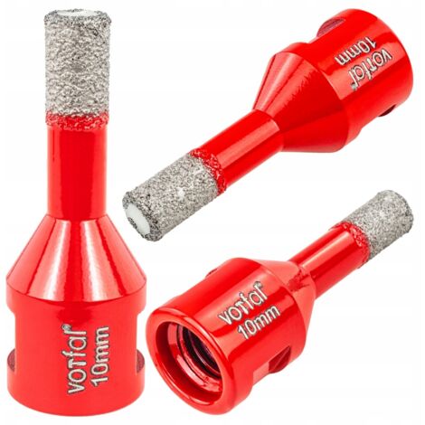 Couronne de forage diamantée M14 10 mm pour grès et carrelage émaillé durable