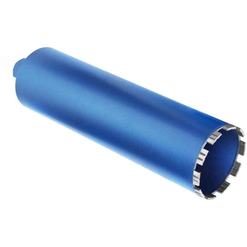 Xiiw - Couronne de forage diamantée pour carotteuses avec turbo de 10 mm de diamètre, l 460 mm ø 82 mm 1 ¼' unc Couronne de forage humide et sec