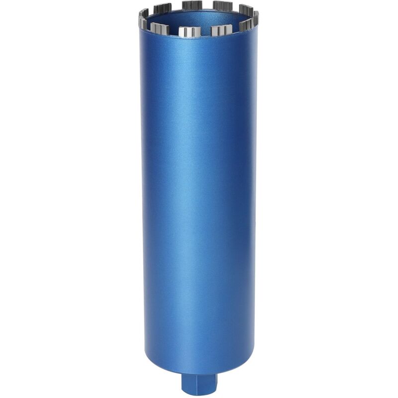 Xiiw - Couronne de forage diamantée pour carotteuses avec turbo de 10 mm - l 460 mm - ø 122 mm - unc 1 ¼' unc - Couronne de forage à sec et humide