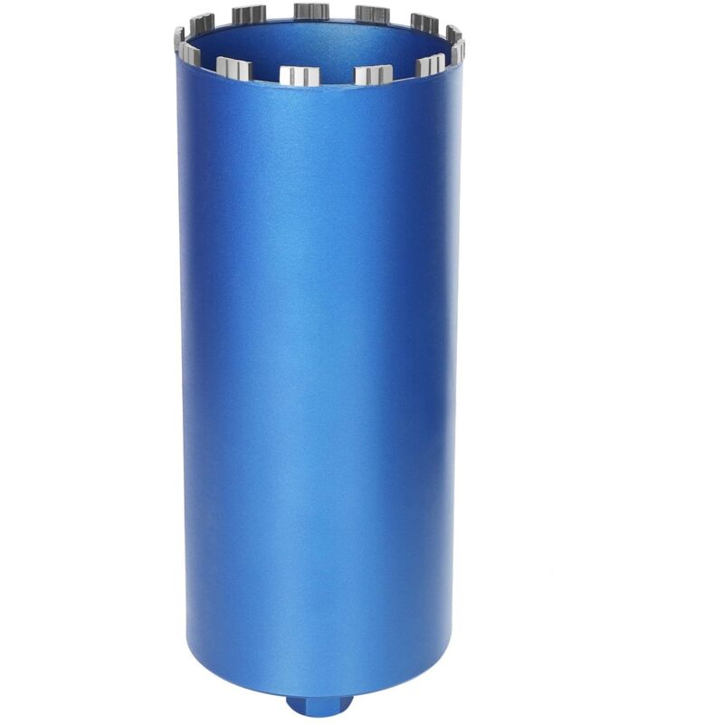 Xiiw - Couronne de forage diamantée pour carotteuses avec turbo de 10 mm - l 460 mm - ø 150 mm - unc 1 ¼' - Couronne de forage à sec et humide