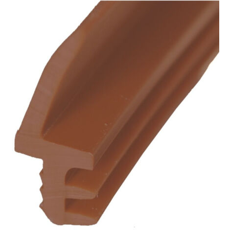 Couronne de joint sur dormant longueur 250m brun M 5528 F – KISO - LD 411 PVC 250-Sp