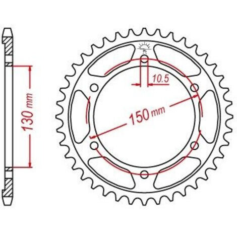 Couronne de transmission Esjot pour Moto Yamaha 600 FZS Fazer