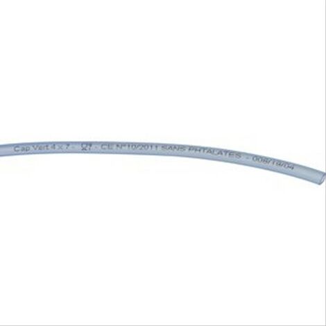 Tuyau Cristal 50 M - Ø 15 X 19 Mm - Cap Vert