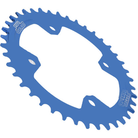 Couronne de vélo VTT FMFXTR 104 BCD 40 dents, compatible chaîne étroite-large, couleur bleue