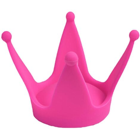 Couronne décorative pour casque avec ventouse en silicone, mignonne, pour casque de moto enfant.