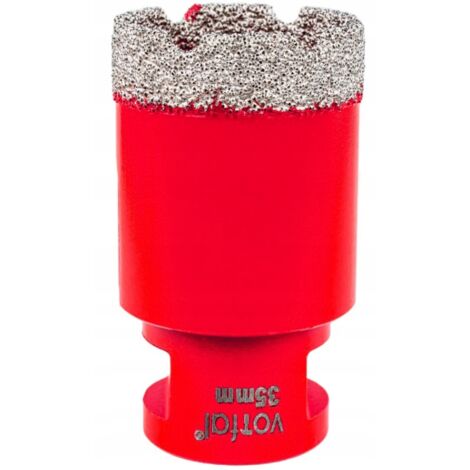 Couronne diamant 35 mm M14 pour carreaux en grès, pierre et émail