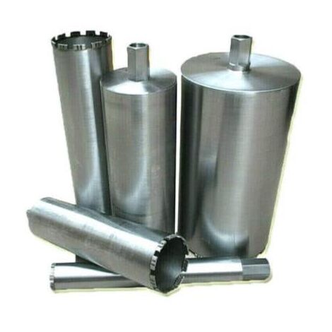 Couronne diamant professionnelle 122 mm – Longueur 520 mm – Pour carotteuse béton et granit – Vitesse de forage élevée – Holzinger