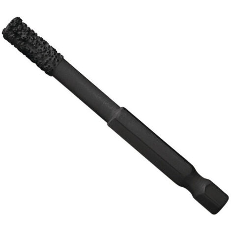Couronne diamantée D. 6 mm longueur 32 mm approprié pour carrelage/céramique 1/4 po. PROMAT