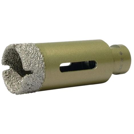 Couronne diamantée D. 68 mm longueur 70 mm approprié p. carrel./granite/marbre M