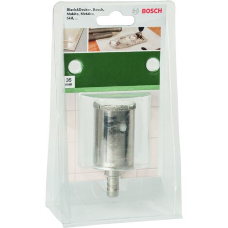 Couronne diamantée en céramique 35 mm - BOSCH Diamètre : Ø35 mm