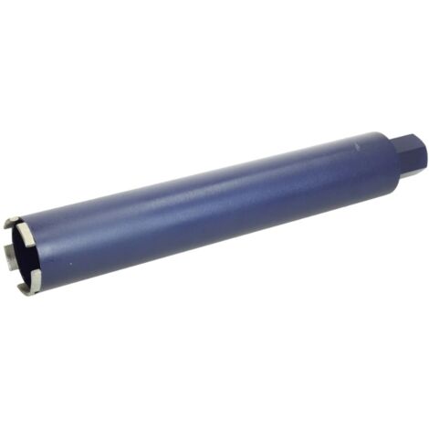 Couronne diamantée haut rendement 1 1/4'' pour forages à eau Ø 72 x 450 mm