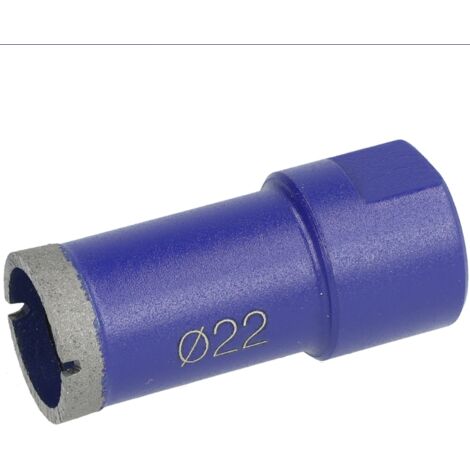 Couronne diamantée pour forage à eau Ø 22 mm PG850