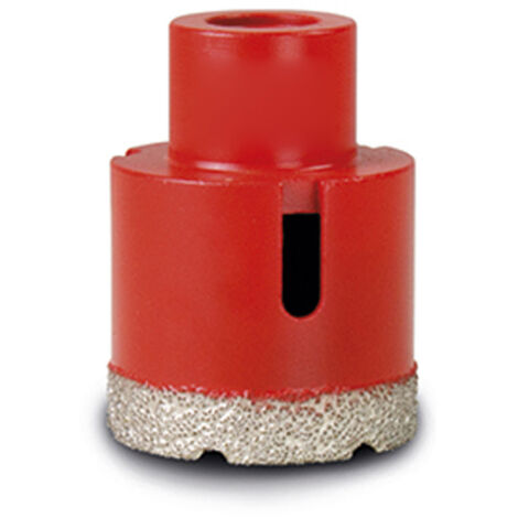 Couronne diamantée STAYER Ø75mm avec insert type M14 pour coupe multi-matériaux à sec couleur rouge