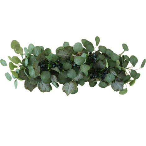 Couronne d'Olive Artificielle Decoratif - [Feuilles Luxuriantes Fruits Pleins]