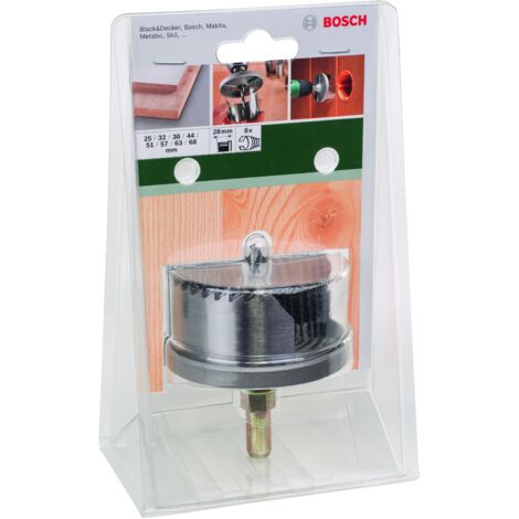 Couronne en bois : Set 8 pièces x 28mm  BOSCH 2609255637