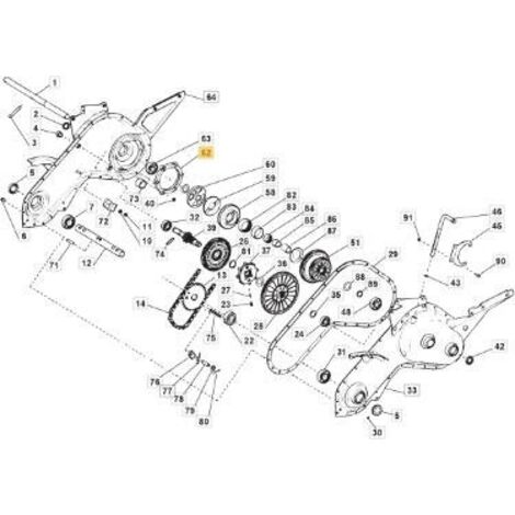 COURONNE ORIGINALE STIGA Z41 - 118800351/0